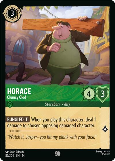 Horace - Clumsy Clod - Foil