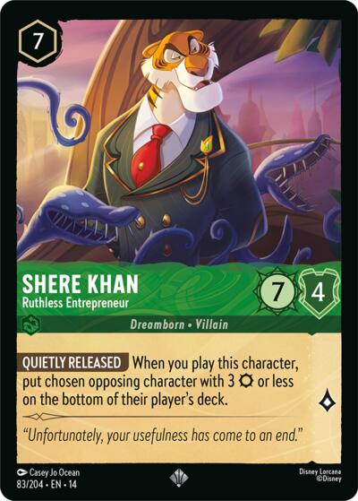 Shere Khan - Ruthless Entrepreneur - Foil