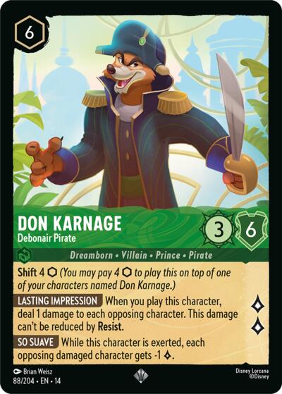 Don Karnage - Debonair Pirate - Foil