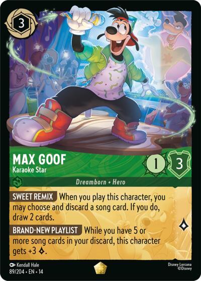 Max Goof - Karaoke Star - Foil