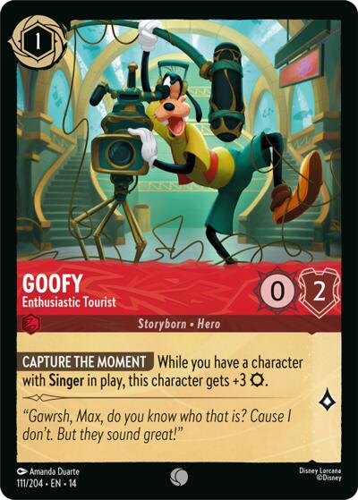 Goofy - Enthusiastic Tourist - Foil