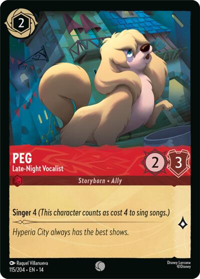 Peg - Late-Night Vocalist - Foil