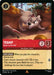 Tramp - Quick on His Feet - Foil