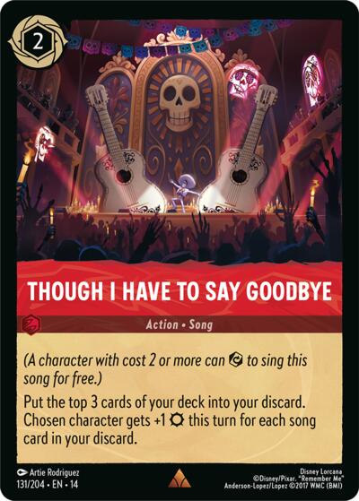 Though I Have to Say Goodbye - Foil