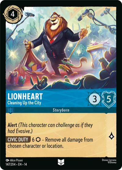 Lionheart - Cleaning Up the City - Foil