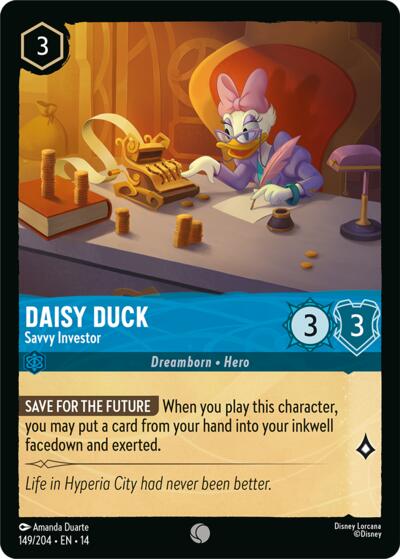 Daisy Duck - Savvy Investor - Foil