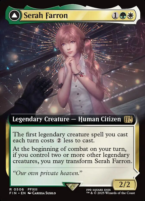 Serah Farron // Crystallized Serah - Legendary - Extended Art (Foil)