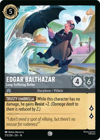 Edgar Balthazar - Long-Suffering Butler - Foil