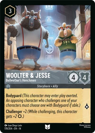 Woolter & Jesse - Bellwether's Henchmen - Foil