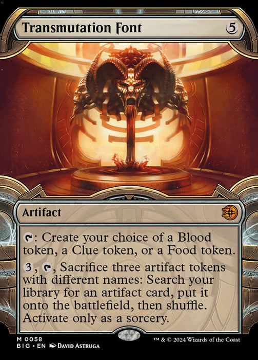 Transmutation Font - Borderless (Foil)