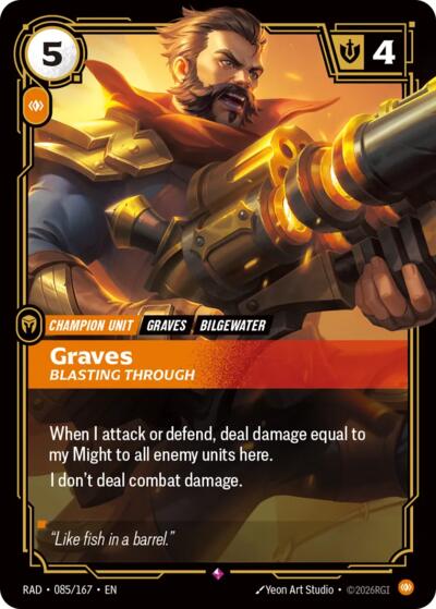 Graves, Blasting Through - Foil