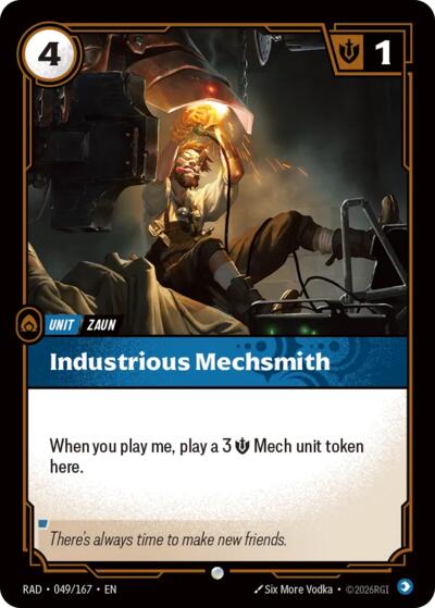Industrious Mechsmith - Foil