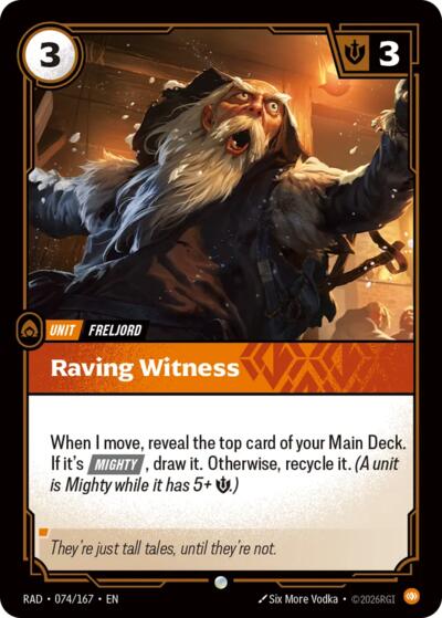 Raving Witness - Foil