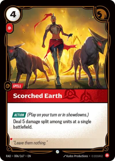 Scorched Earth - Foil