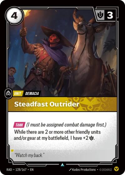 Steadfast Outrider - Foil
