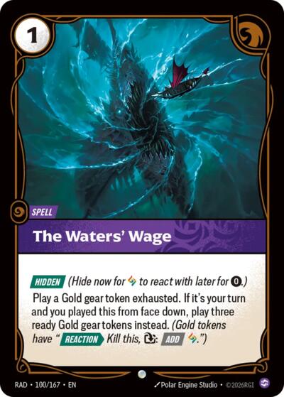 The Waters' Wage - Foil