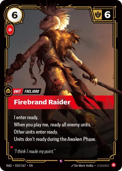 Firebrand Raider - Foil