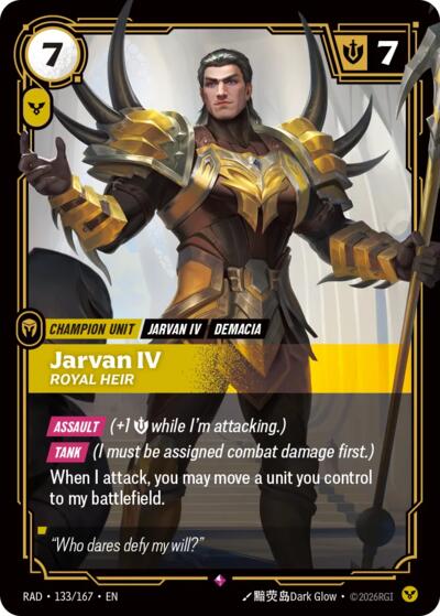 Jarvan IV, Royal Heir - Foil