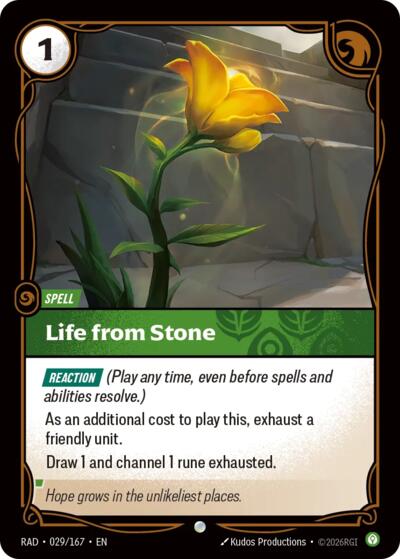 Life from Stone - Foil