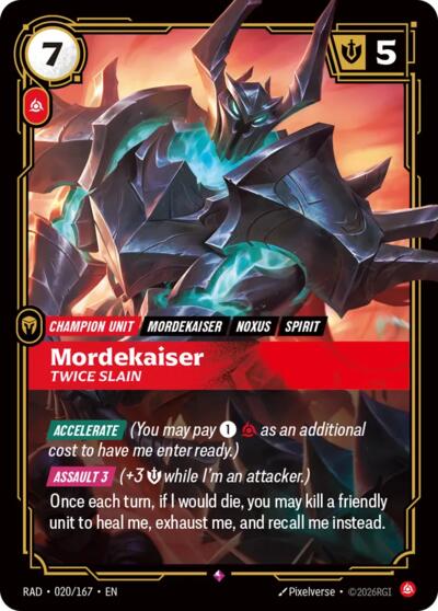 Mordekaiser, Twice Slain - Foil