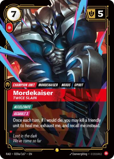Mordekaiser, Twice Slain (Alternate Art)