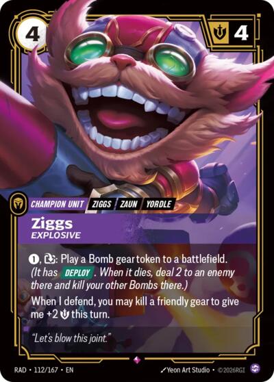 Ziggs, Explosive - Foil