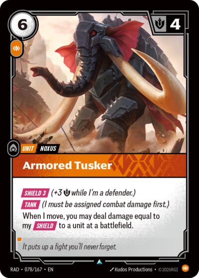 Armored Tusker - Foil