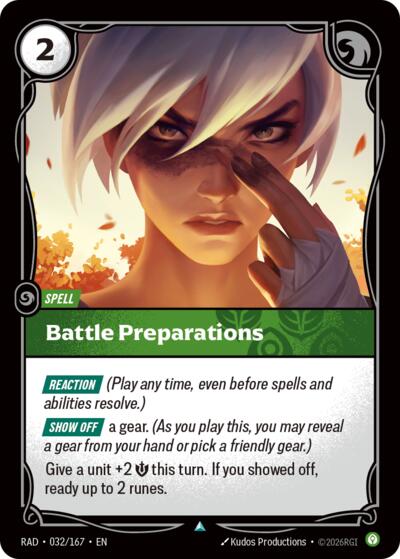 Battle Preparations - Foil
