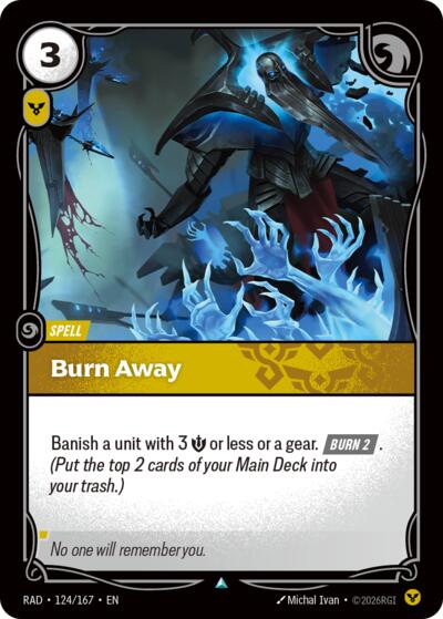 Burn Away - Foil