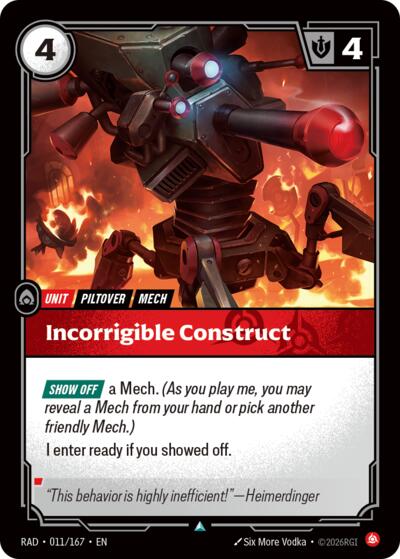 Incorrigible Construct - Foil
