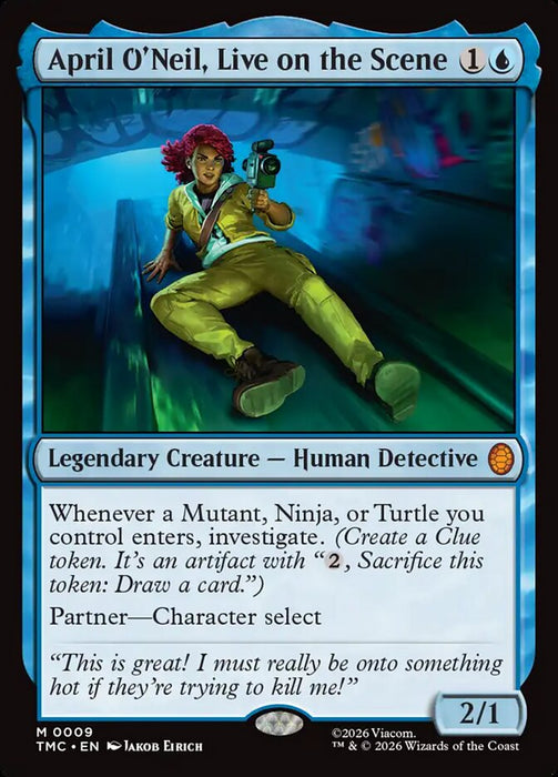 April O'Neil, Live on the Scene - Legendary