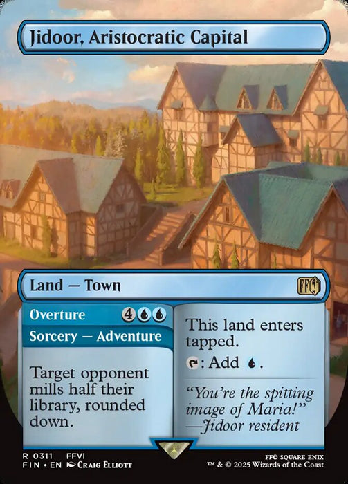Jidoor, Aristocratic Capital // Overture - Borderless - Full Art