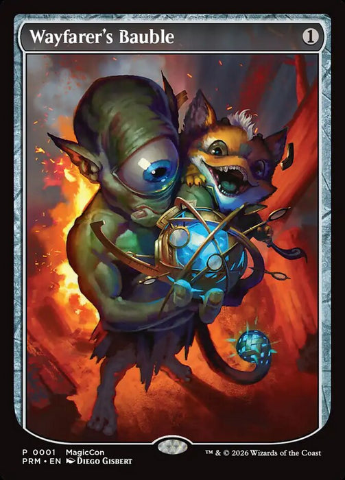 Wayfarer's Bauble - Textless - Full Art - Inverted (Foil)