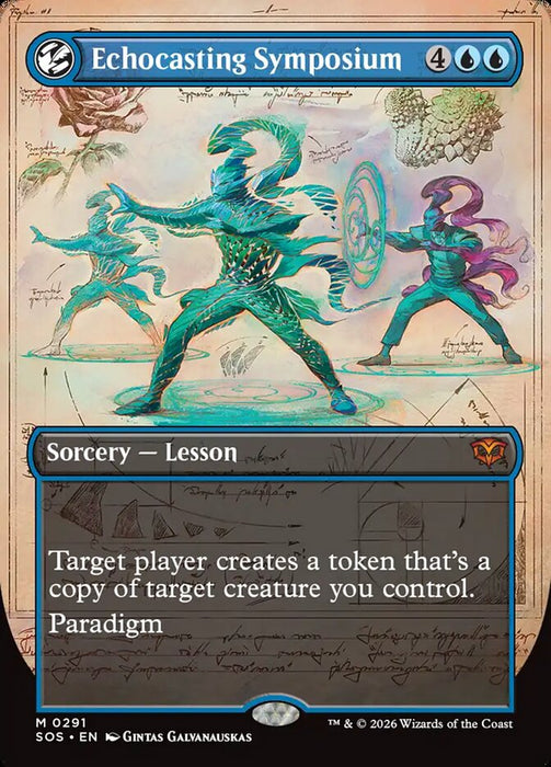 Echocasting Symposium - Borderless - Full Art - Inverted - Showcase (Foil)
