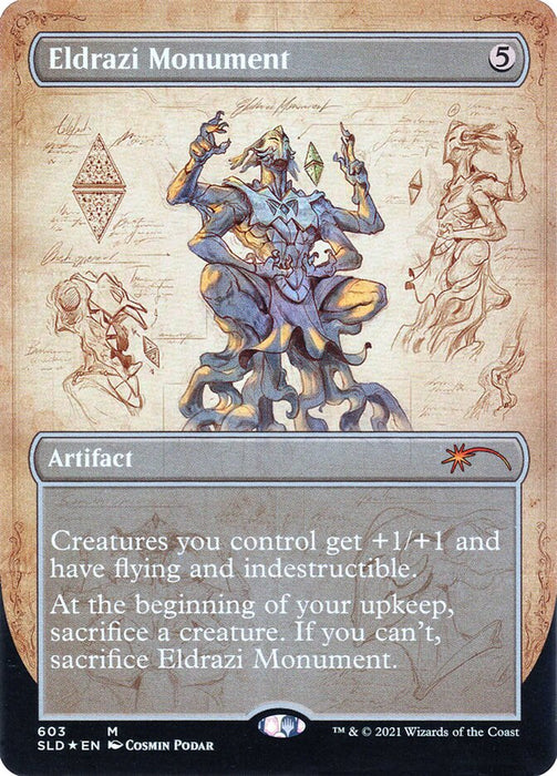 Eldrazi Monument - Borderless - Full Art - Inverted (Foil)