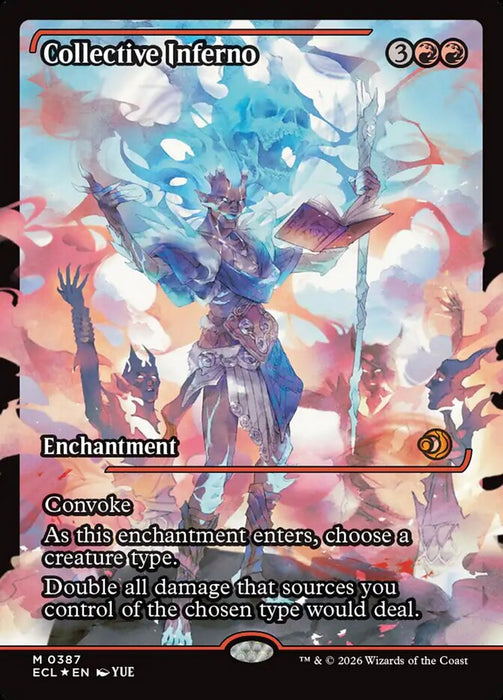 Collective Inferno - Full Art - Enchantment - Inverted - Showcase (Foil)