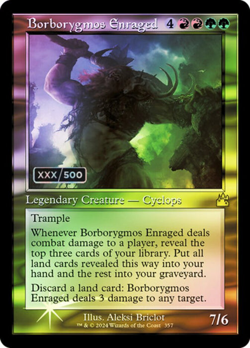Borborygmos Enraged - Retro Frame (Foil)