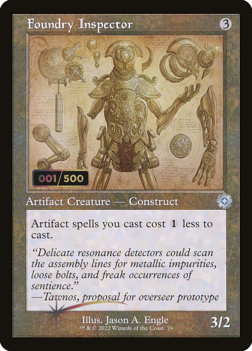 Foundry Inspector - Retro Frame (Foil)