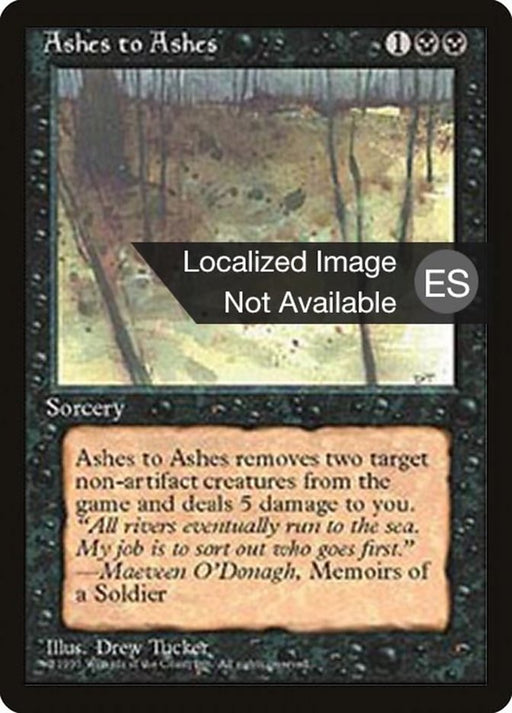 Cenizas a las cenizas - Ashes to Ashes