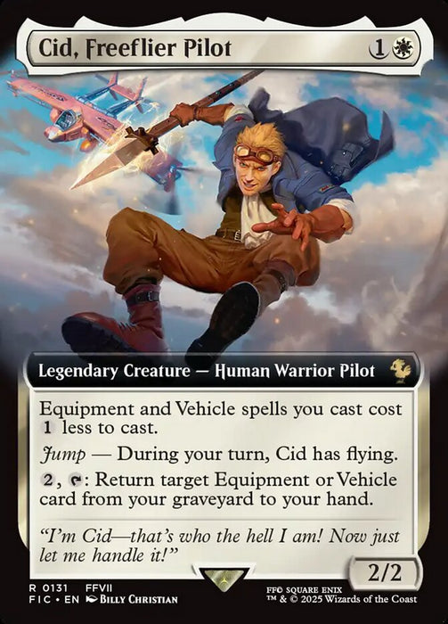 Cid, Freeflier Pilot - Extended Art - Legendary