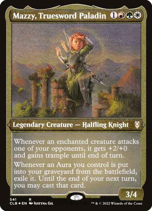 Mazzy, Truesword Paladin - Etched - Inverted - Legendary - Etched (Foil)