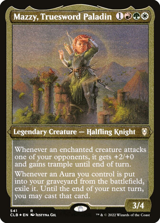 Mazzy, Truesword Paladin - Etched - Inverted - Legendary - Etched (Foil)