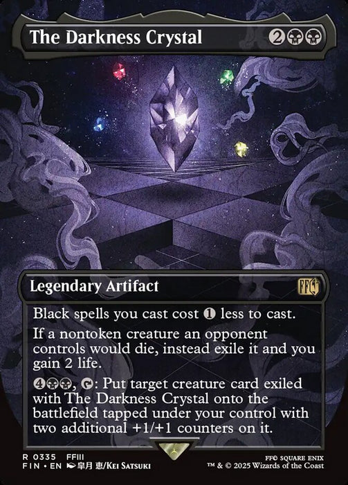 The Darkness Crystal - Borderless - Full Art - Inverted - Legendary