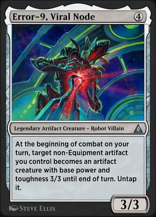 Error-9, Viral Node - Living Brain, Mechanical Marvel - Legendary