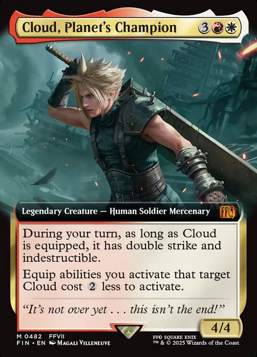 Cloud, Planet's Champion - Extended Art - Legendary