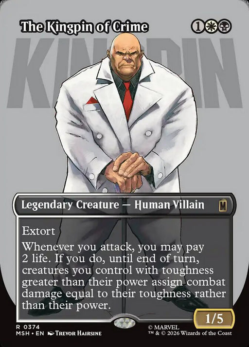 The Kingpin of Crime - Borderless - Inverted - Legendary (Foil)