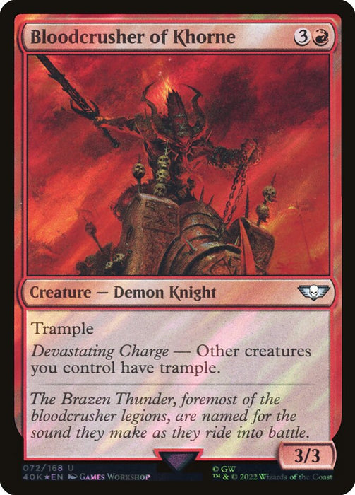 Bloodcrusher of Khorne - Surge Foil (Foil)