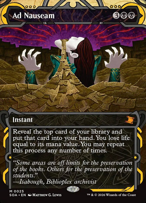 Ad Nauseam - Borderless - Inverted - Showcase (Foil)