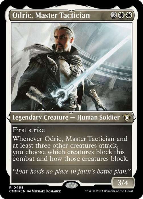 Odric, Master Tactician - Etched - Inverted - Legendary - Etched (Foil)