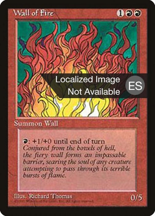 Muro de fuego - Wall of Fire
